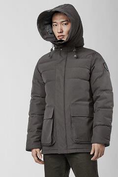 Chamarras Canada Goose Hombre Outlet - Wedgemount Abrigos Black Label Grises NX0364275